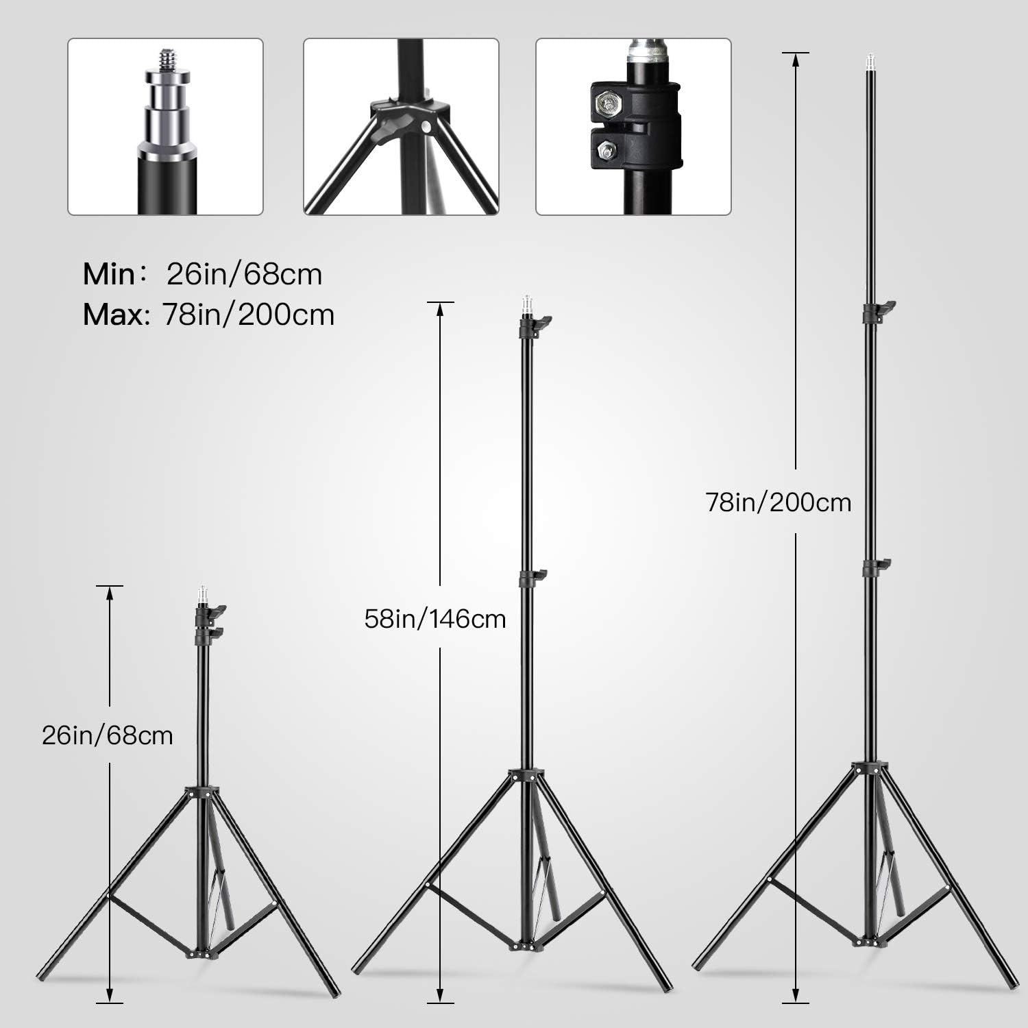 MOUNTDOG Softbox Lighting Kit, Photography Studio Light with 19.7"X27.5" Reflector and 3 Colors Temperature 45W Bulb with Remote, Professional Photo Studio Equipment for Portrait Video